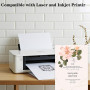 Lot de 100 feuilles de papier cartonné coloré A4, 20 couleurs feuille papier couleur 120 g/m² pour origami, le scrapbooking, l'i