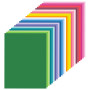 100 feuilles - 120g Tonpapier A4 couleur, Bastelpapier couleur papier imprimant - 25 couleurs