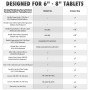 MoKo Dragonne de Sécurité pour 6-8" Kindle eReaders Fire Tablet - Kindle/Kobo/Voyaga/Lenovo/Sony Kindle E-Book Tablet, Sangle Ha