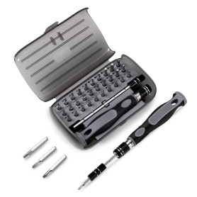 Vinabo Jeu Tournevis de Précision 32 en 1- Mini Set Tournevis Magnétique Bricolage Electronique de Réparation Kit, Outil Informa