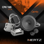 Hertz CPK 165 Kit Audio Voiture 2 Voies 165mm avec Woofers, Tweeters Tetolon 29mm, Filtres Passifs CPCX 2, Grilles, 105W RMS 315