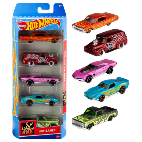 Hot Wheels Coffret De 5 Vehicules