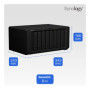 Stockage en Réseau NAS Synology DS1821+ Noir AMD Ryzen V1500B