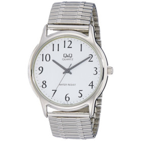 Montre Homme Q&Q STANDARD Argenté (Ø 38 mm)