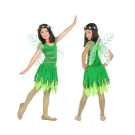Déguisement pour Enfants Vert Fée du Printemps Fantaisie (2 Pièces) (2 pcs)