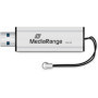 MediaRange MR919 lecteur USB flash 256 Go USB Type-A 3.2 Gen 1 (3.1 Gen 1) Noir, Argent