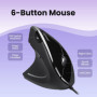 Perixx PERIMICE-513 L souris Bureau Gauche USB Type-A Optique 1600 DPI