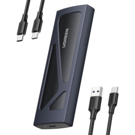 Ugreen 15512 Boîtier de disques de stockage Enceinte ssd Noir, Gris M.2