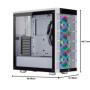 Corsair CC-9011189-WW unité centrale Midi Tower Blanc