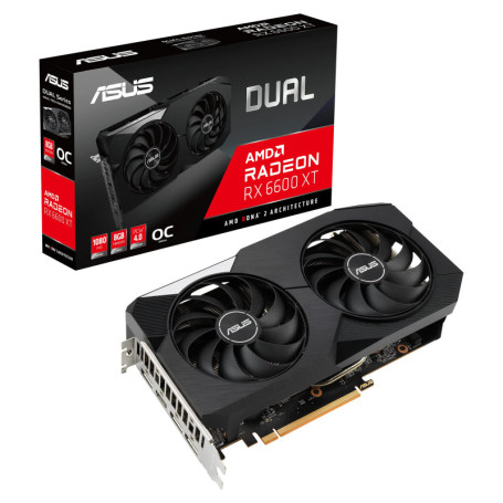 ASUS Dual -RX6600XT-O8G AMD Radeon RX 6600 XT 8 Go GDDR6