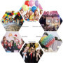 100 Ballons Latex Ballons Multicolore Ballons Ballons De Baudruche Ballon Anniversaire Ballon Helium Colorés Hélium Ballons Gonf