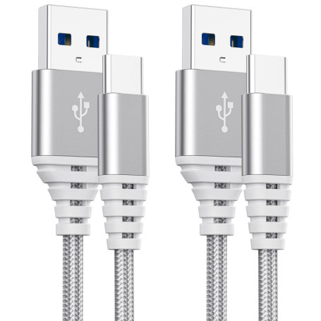 Câble Usb Type C Charge Rapide 2M+3M Chargeur pour Samsung S21 S20 Plus Ultra FE A54 A34 5G S8 S9 A12 A13 A14,Xiaomi MI 10T Lite