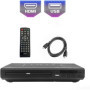 KCR Lecteur pour TV, DVD/CD/MP3/ avec Port USB, Sortie HDMI et AV (câble HDMI et AV Inclus), télécommande