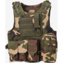 Gilet militaire tactique de chasse pour pour airsoft, Jungle Camo