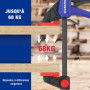 WORKPRO Jeu de 2 Serre-joints à une Main en Acier et Nylon pour une Fixation Précise, Largeur de Serrage de 305 mm, Force de Ser