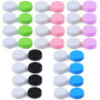Lot de 20 étuis à lentilles de contact, étui de protection pour lentilles de contact et miroir intégré, lentilles de contact, ét