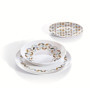 Assiette creuse 20 cm Florescence