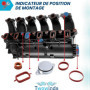Twowinds - Bouchon Collecteur Admission (32mm) Compatible avec BMW E39 E46 E60 E63 E64 E82 E88 E90 E92 E93 X3 X5 E87 X6 - Suppri