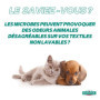 Sanytol - Désodorisant Textiles Désinfectant - 500 ml - Lot de 2 - Tous Types de Textiles - Bactéricide, Virucide - Sans Résidus