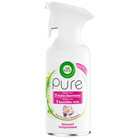 Air Wick - PURE - Fleur de Lotus - Désodorisant Maison aux 3 Huiles Essentielles - Relaxant - 250 ml