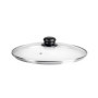 Sitram 712763 Batterie 10 pcs alu noir : 3 poêles Ø20/24/28cm, 2 casseroles Ø16/20cm, 2 ustensiles nylon, 1 couv. verre Ø24cm, 2