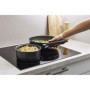 Sitram 713284, Set de 2 casseroles Ø16 et 20cm en aluminium anti-adhérent SITRAM avec poignée amovible - Tous feux SAUF inductio
