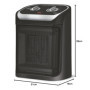 Rowenta Mini Excel Chauffage soufflant céramique 2-en-1, Radiateur électrique, Chauffage d’appoint, Ventilation froide, Puissant