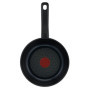 Tefal Comfort Max Poêle 20 cm, Induction, Revêtement antiadhésif, Acier inoxydable haute qualité, Indicateur de température Ther