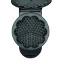 Tefal WM310D Gaufrier en forme de cœur, pour gaufres en forme de cœur, régulateur de température en continu, plaques antiadhésiv