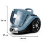 Rowenta Compact Power XXL Aspirateur sans sac, Moteur haute efficacité, 2,5 L, Compact, Facile à vider, Technologie cyclonique, 
