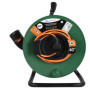 Electraline 208666 Rallonge Prolongateur Jardín avec Enrouleur 40M 3G1.5mm Femelle Français Electralock équipée d'un système de 