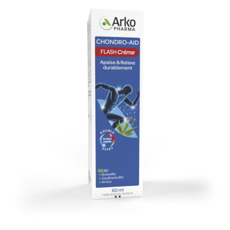 Arkopharma - Chondro-Aid Flash Crème | Confort articulaire - Détente musculaire durable - Sensation apaisante et relaxante - For