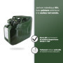 Greenstar Jerrican 10L - Jerrican Métal - Verrouillage à Goupille - Traitement Intérieur Antirouille - Norme UN Transport de Mat