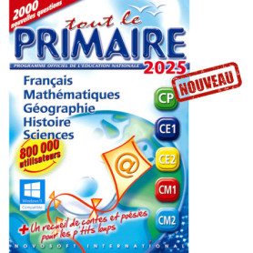TOUT LE PRIMAIRE 2025 sur clé USB (Windows 7, 8, 10, 11)