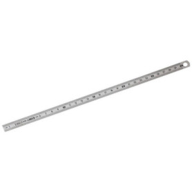 FACOM - Réglet Inox Flexible - 30 cm - Gravé sur 2 Faces - 1 Bord en mm et 1 Bord en 1/2 mm - Traitement Antireflet - Bonne Visi