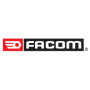 FACOM - Réglet Inox Flexible - 30 cm - Gravé sur 2 Faces - 1 Bord en mm et 1 Bord en 1/2 mm - Traitement Antireflet - Bonne Visi