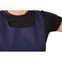 Hurry Jump Tablier Chasuble Blouse chasuble Coloris Marine Encolure Carrée Taille coté reglable par pression