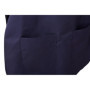 Hurry Jump Tablier Chasuble Blouse chasuble Coloris Marine Encolure Carrée Taille coté reglable par pression