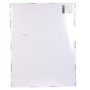 HOME DECO FACTORY - HD4218 - Cadre Photo Multiple Pele-Mele 12 Vues Bois et Blanc, Souvenir, Décoration Maison, 44 x 3 x 58 cm, 