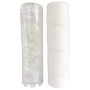 AQUAWATER - 105008 - Kit standard - 1 filtrante bobinée 20 microns et 1 anticalcaire pour filtrer les impuretés contenues dans l