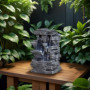 Zen'Light - Fontaine d’Intérieur Grand Canyon - Cascade Nature Effet Pierre - SCFR 150, Gris, 19 x 24 x 32 cm