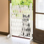 FACILITYS - Barrière de Sécurité Extensible, de 27 à 250 x 87 cm - Barriere de Securite Enfant, Chien sans Perçage en Plastique 