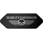 Stickers rétro réfléchissant pour Casque de Moto Harley Davidson Pack Complet Ailes Black (4 Stickers)