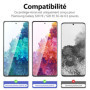 NEW'C Lot de 3, Verre Trempé pour Samsung Galaxy S20 FE / S20 FE 5G, Film Protection écran -sans Bulles d'air -Ultra Résistant (