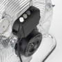 Ventilateur de sol H.Koenig JOE30 Silencieux, Design métal chromé, 40 cm, Haute vitesse, Résistant, 3 vitesses de ventilation, T
