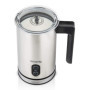 H.Koenig Mousseur à Lait Electrique MLK8 Inox 0,24L, Mousse Onctueuse Froide ou Chaude, Revêtement antiadhésif, Arrêt automatiqu