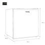 H.Koenig Mini Congélateur à froid statique 34L FGW400 Blanc, Pose Libre, Petite Taille 51cm, Compact, Silencieux, Glaçons, Therm