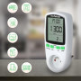 Wattmètre - Compteur de Consommation Électrique - FISHTEC ® - Prise Contrôle Cout Consommation Electrique - Prise Compteur d'Éne