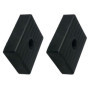 RBD Lot de 2 Patins d'étrave pour remorque Bateau. 130x100x36mm. Livraison Gratuite