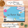 - Jeu du Petit BAC - Edition Junior - Bloc prêt à Jouer de 50 Pages - Jeu du baccalauréat